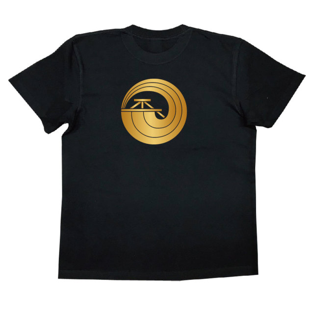 家紋Tシャツ 一つ左帆の丸