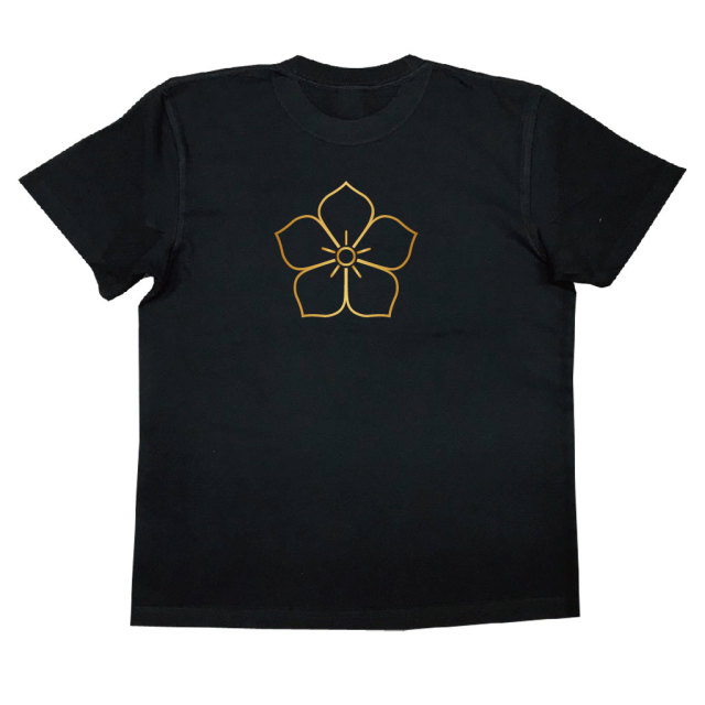 家紋Tシャツ 陰桔梗