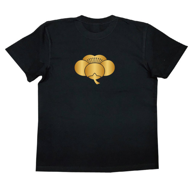 家紋Tシャツ 横見梅