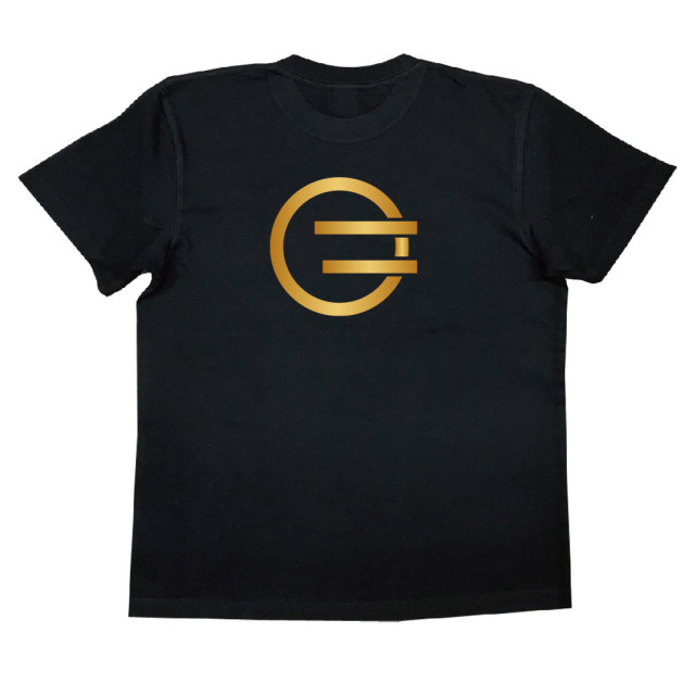 家紋Tシャツ 丸に弾き二つ引き