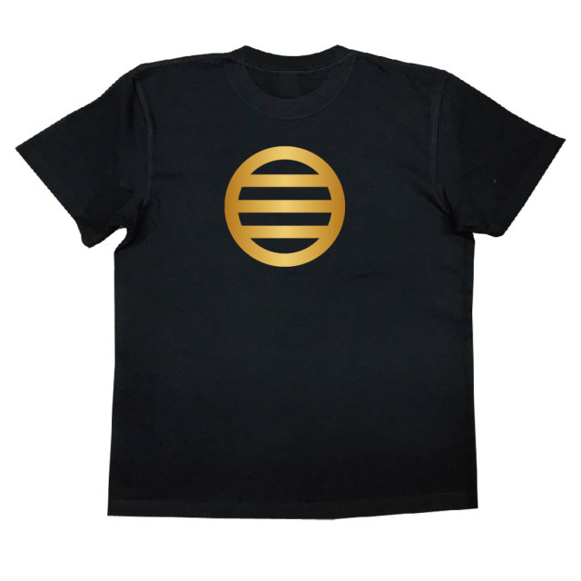 家紋Tシャツ 九つ割三つ引き