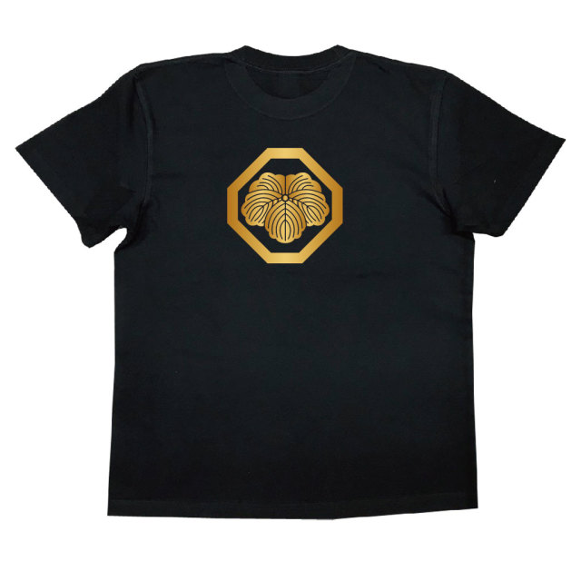 家紋Tシャツ【隅切り角に蔦】|喜ばれるプレゼント・ギフトはおもしろT