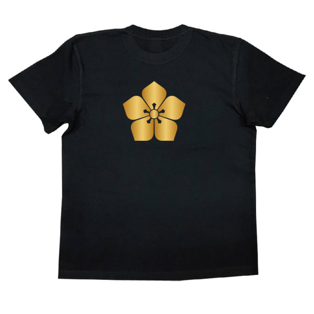 家紋Tシャツ 剣香い桔梗