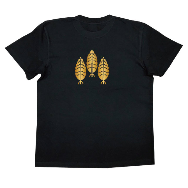 家紋Tシャツ 三つ盛り杉
