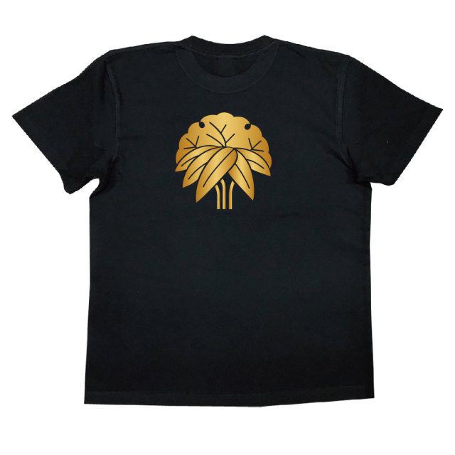 家紋Tシャツ 雪持ち根笹