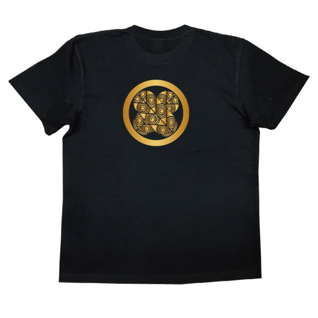 家紋Tシャツ 浅野鷹の羽