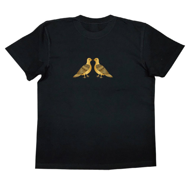 家紋Tシャツ 対かい鳩