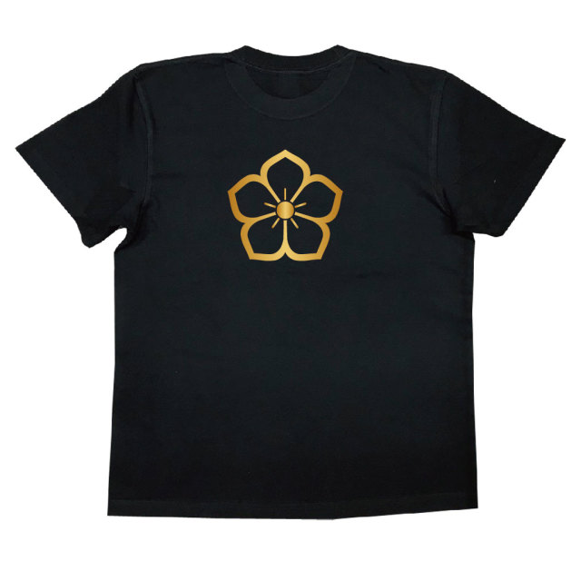 家紋Tシャツ 中陰桔梗