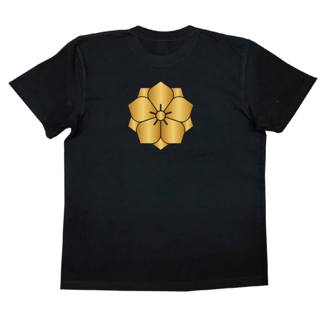家紋Tシャツ 八重桔梗