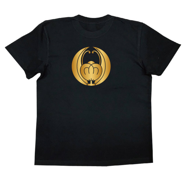 家紋Tシャツ 浮線茶の実