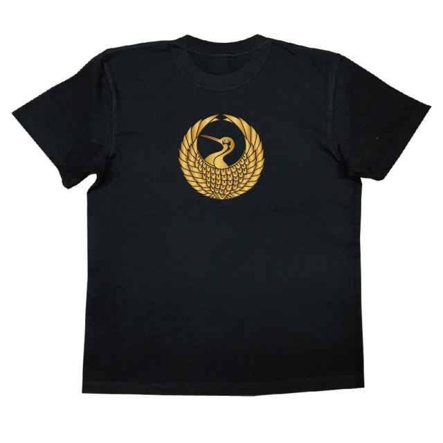 家紋Tシャツ 舞い鶴
