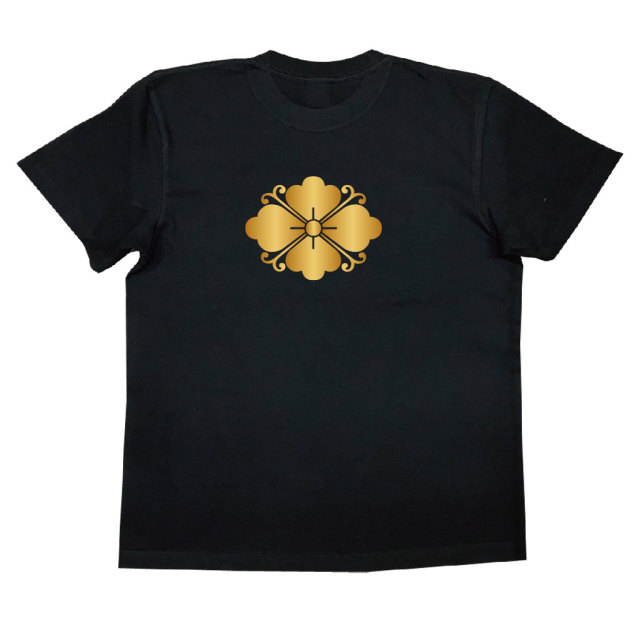 家紋Tシャツ 蔓花菱