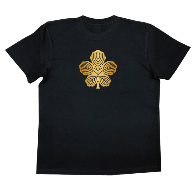 家紋Tシャツ 立ち梶の葉