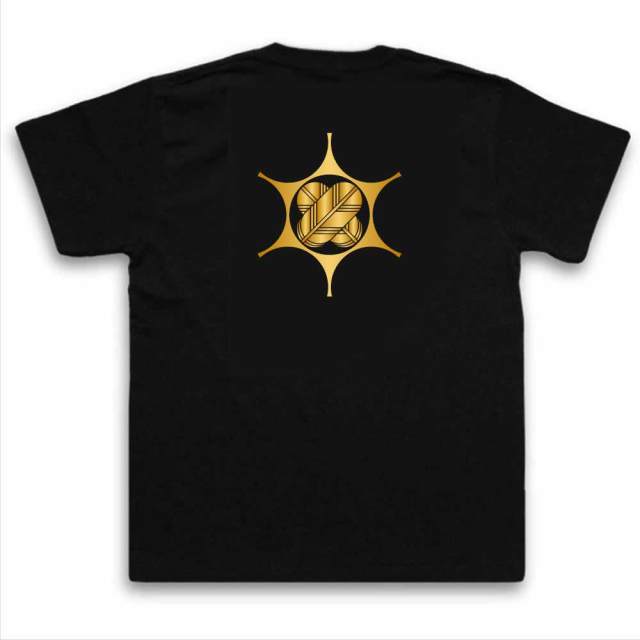 家紋Tシャツ【鞠挾みに違い鷹の羽】|喜ばれるプレゼント・ギフトは