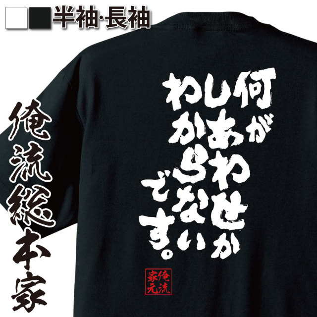 おもしろTシャツの俺流総本家|Tシャツ商品画像
