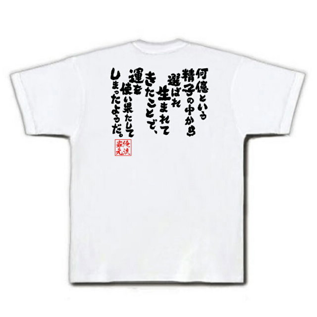 おもしろTシャツの俺流総本家|Tシャツ商品画像