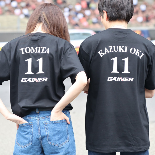 【 GAINER 公式ロゴ 】 ゲイナー コットンTシャツ 名入れ