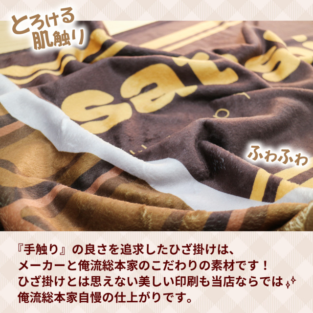 おもしろ プレゼント 】【新発売！】 名入れ チョコレート 風 ひざ掛け