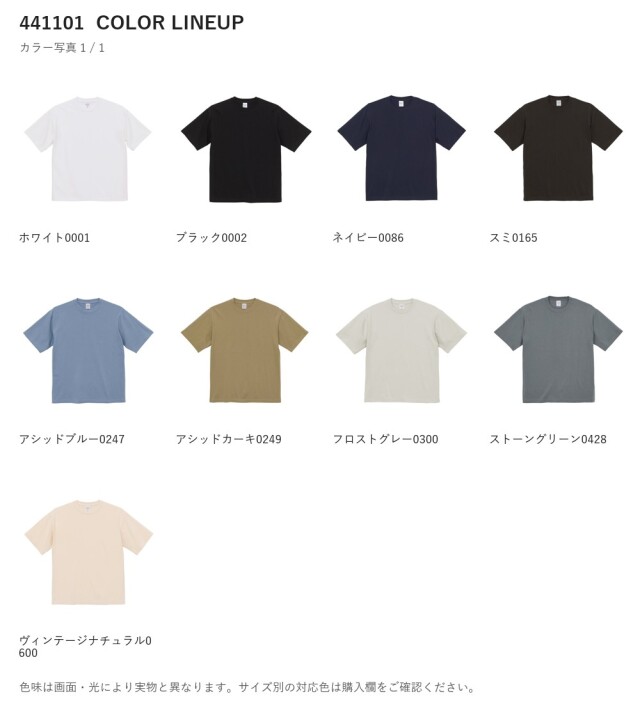 441101 441101 カラー一覧 1