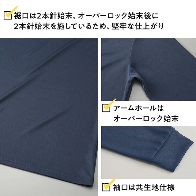 俺流デザイナー 4.4オンス ドライスムース ポリエステル ロングスリーブ Tシャツ(両面プリント）