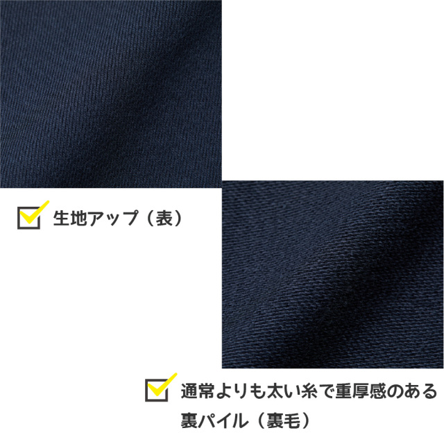 12.7オンス ヘヴィーウェイト クルーネック スウェット （ 裏パイル ）( 両面プリント ）