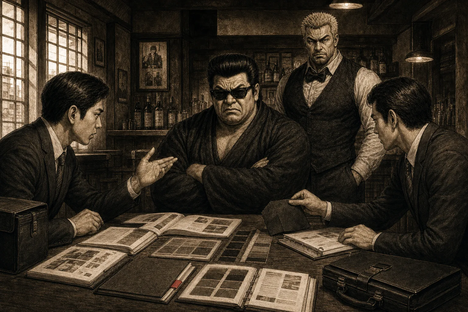 俺流物語 日本編 第9話 Bar JOJOで企業の商談に向き合う家元とマスター
