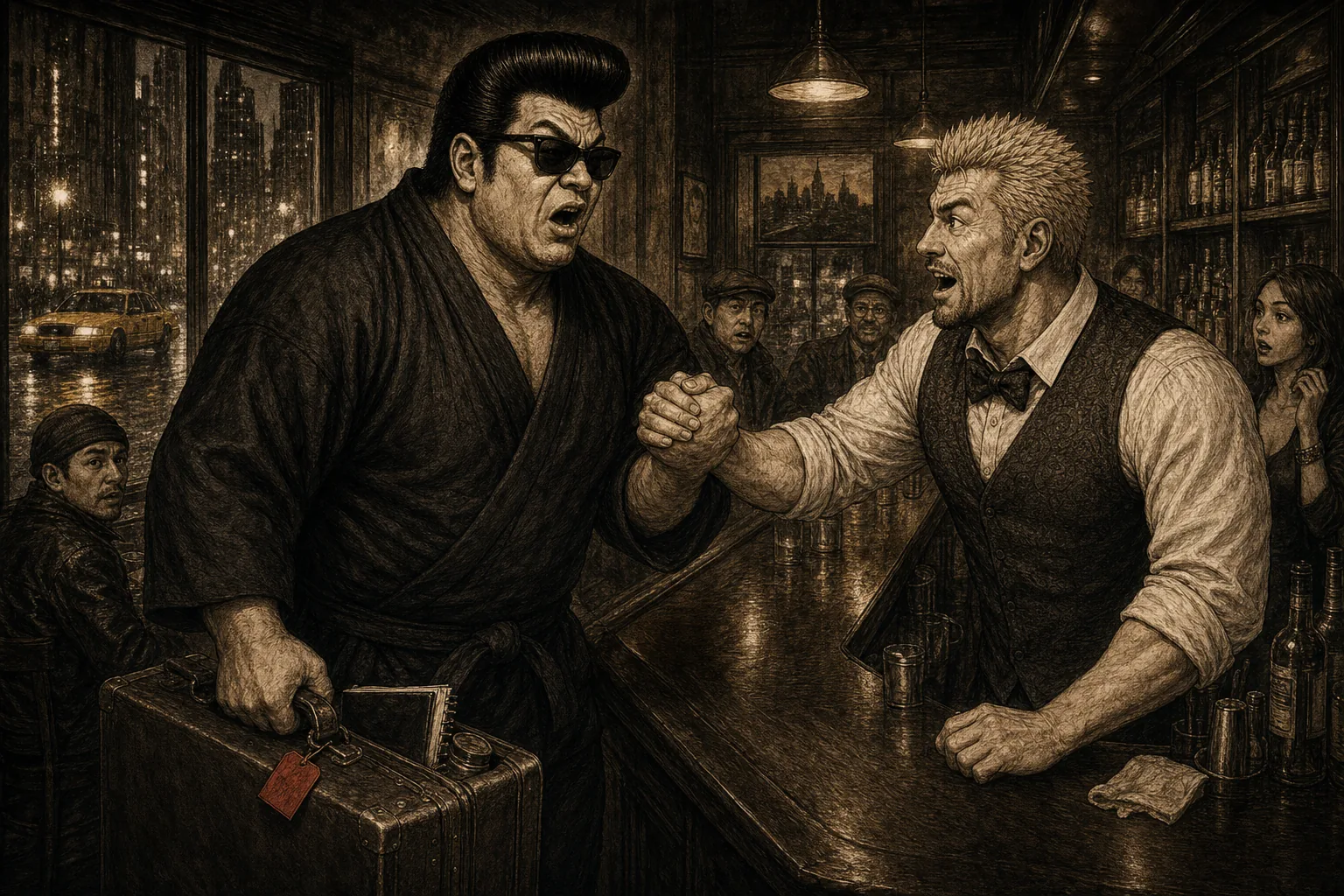 俺流物語 NY編 第1話 Bar DIOで再会する家元とマスター
