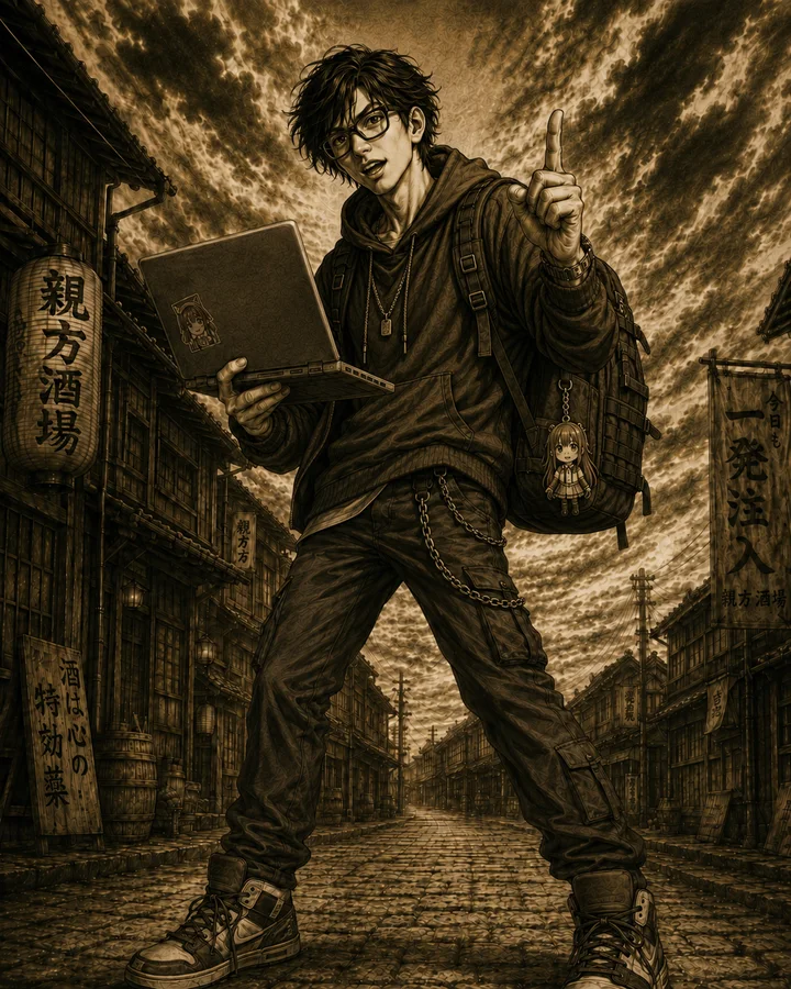 オタクの立ち絵