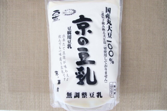 京の豆乳　　1パック＝１L　　　＊要冷蔵