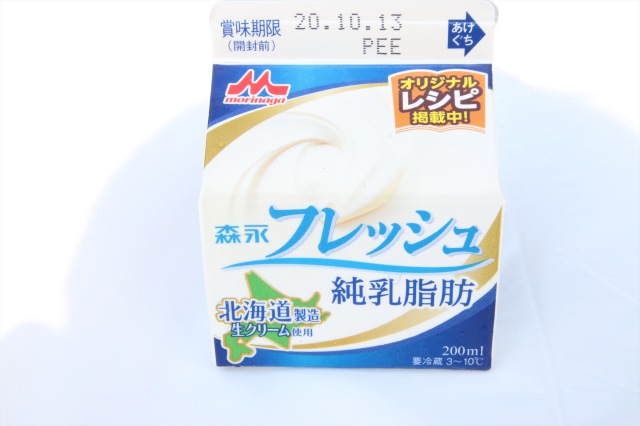 生クリーム　（動物性）　1パック＝200ｍｌ