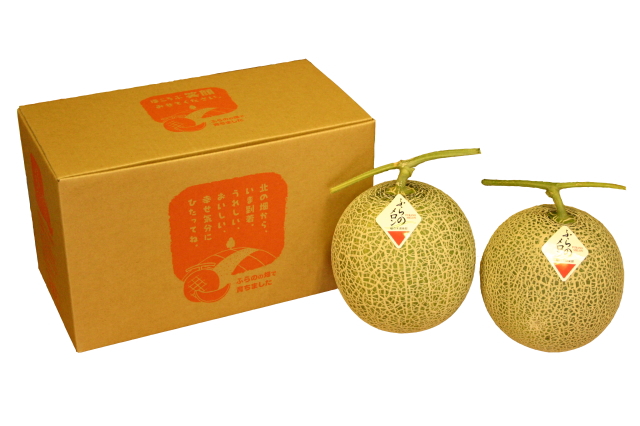 ふらのメロン2玉(1玉約1.3kg)