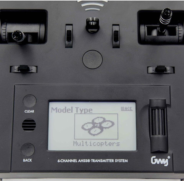 DTS GWY AH6T プロポ (AH6T) 6CH ORI RC ラジコン ヘリコプター 送信機