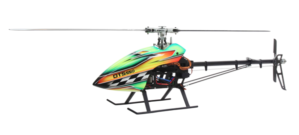DTS 550 RFR ジャイロ モーター サーボ付き (DTS-550-RFR) フライバー
