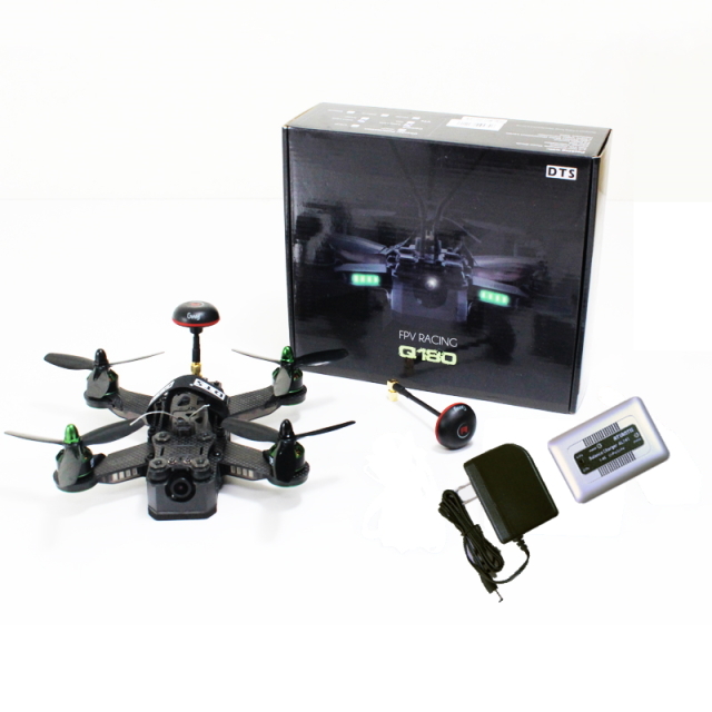 技適・電波法認証済】 DTS Q180 レース用 ドローン AH6T プロポ RTF