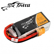 TATTU製 14.8V 1300mAh 75C 4S 高性能 バッテリー  ワルケラ F210 F2103D Furious215 DTS Q220 対応　 (ta-75c-1300-4s1p-xt60)｜ラジコンヘリ関連商品 ドローン