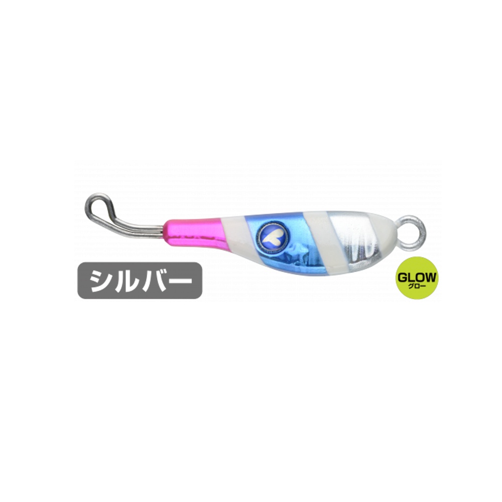 ブルーブルーTGストライク 45g #04 ブルピンゼブラ(blue-516182)[M便 1/20]|青物 サワラ シーバス ブレードジギング メタルジグ タングステン 45g