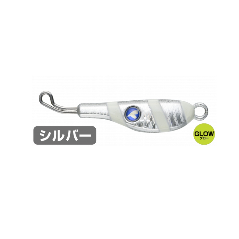 ブルーブルーTGストライク 45g #05 ゼブラグロー(blue-516199)[M便 1/20]|青物 サワラ シーバス ブレードジギング メタルジグ タングステン 45g
