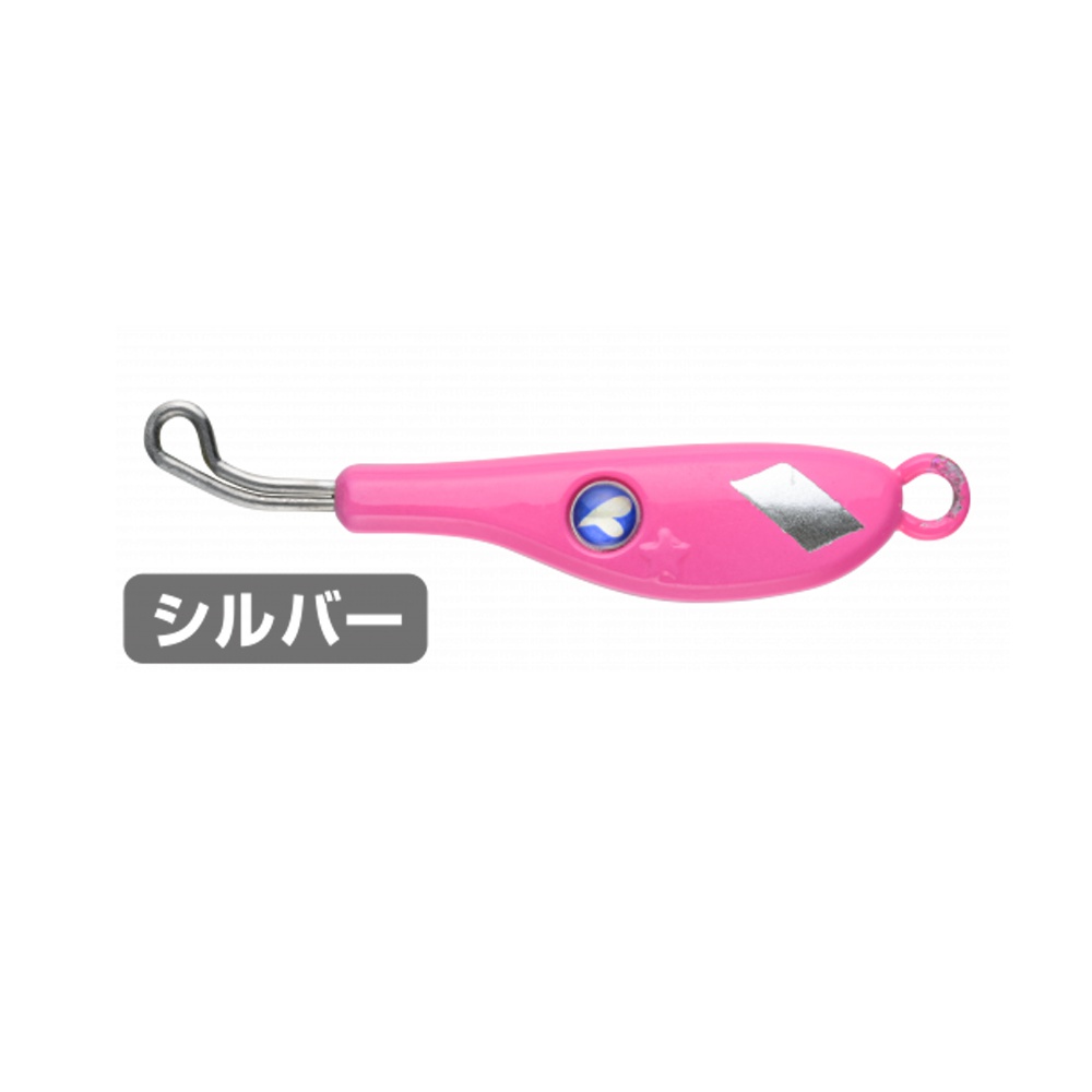 ブルーブルーTGストライク 45g #10 ベタピンシルバー(blue-516243)[M便 1/20]|青物 サワラ シーバス ブレードジギング メタルジグ タングステン 45g
