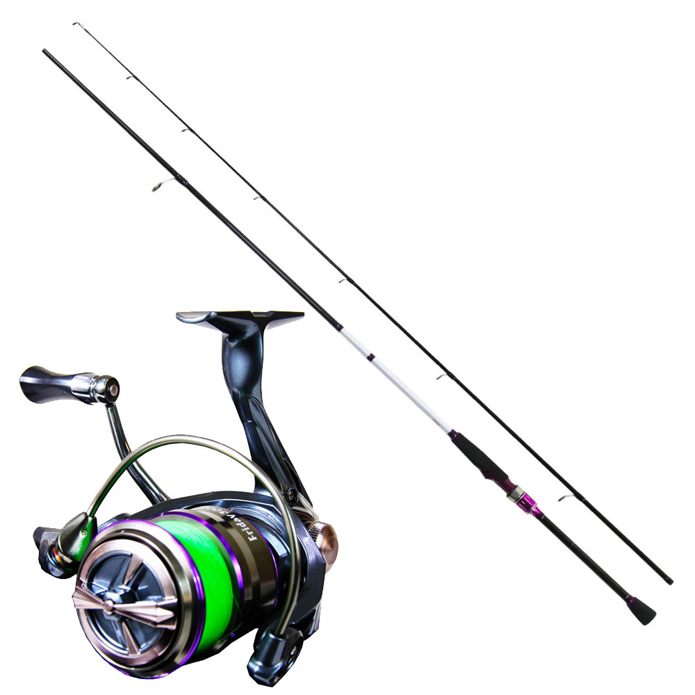 Friday エギングロッド ＆ ライン付きリール セット (egingset-088)｜ エギングロッド スピニングリール エギング ワインド ちょい投げ ロッド リール セット 釣り イカ釣り