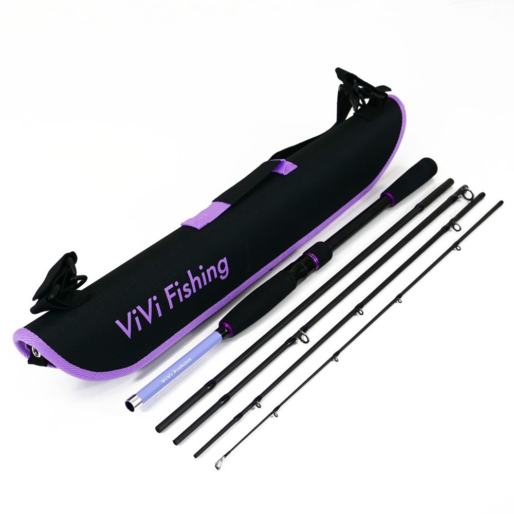 ピュアテック ViVi mobile エギング 8045M(goku-962687)｜エギング ロッド ルアー エギ イカ アオリ モバイルロッド コンパクトロッド パックロッド 竿 釣り竿 入門ロッド vivi