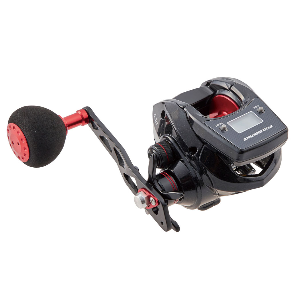 PROMARINE DE250PE デジタルアース PE3号200M糸付(hd-336022)｜ベイト 船用 両軸 リール タイラバ イカメタル メバル キス カワハギ 真鯛 マダイ 鯵 アジメタルスッテ 鉛スッテ