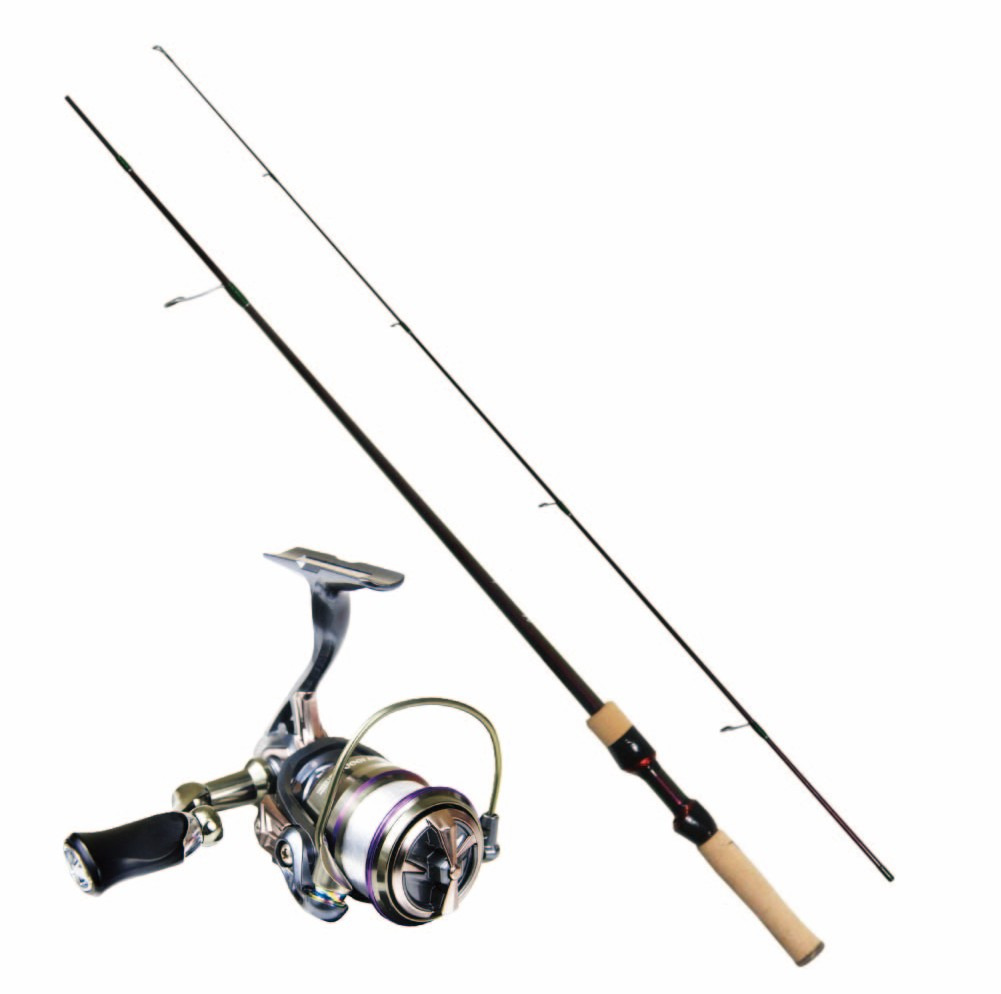 キングフィッシャー トラウトセット S502UL＆フライデー3 1000(kingfish-set001)｜ハードロッドケース付 バス トラウト