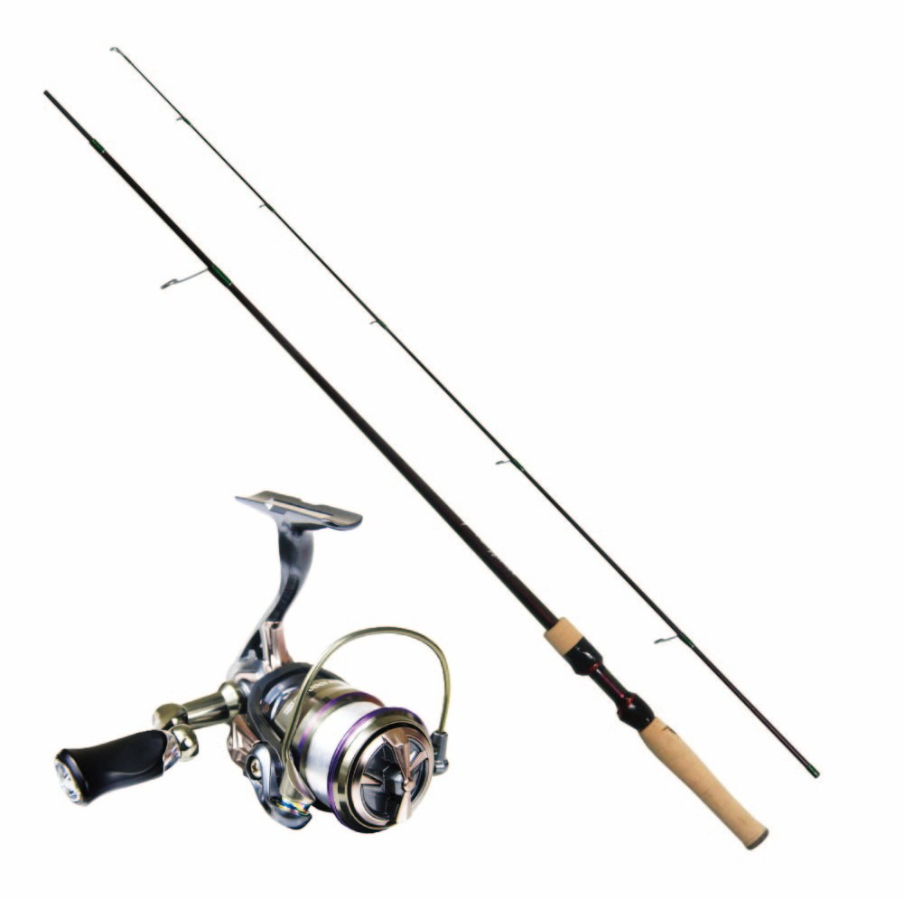 キングフィッシャー トラウト/バス セット S562L＆フライデー3 1000(kingfish-set002)｜ハードロッドケース付 バス トラウト