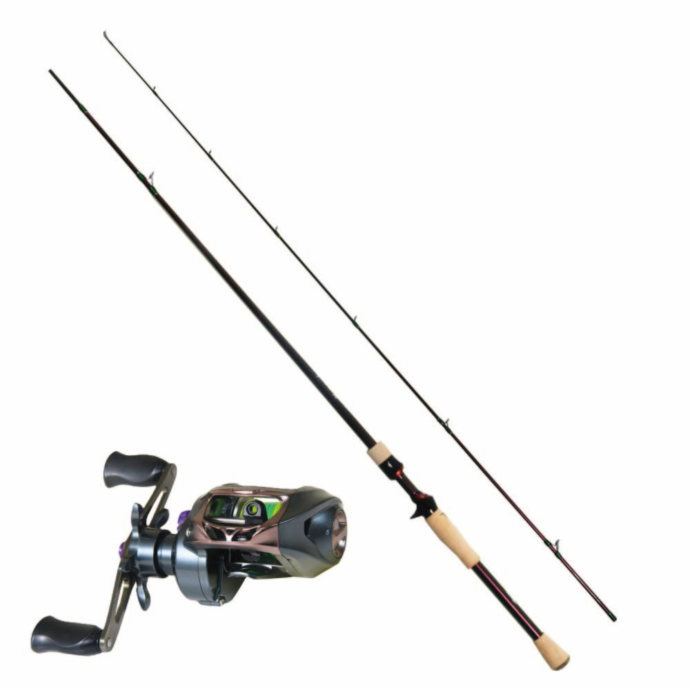 トラウト・バス・ロックフィッシュセット キングフィッシャー C662L＆フライデー150  (kingfish-set005)｜ルアースタイル ハードロッドケース付