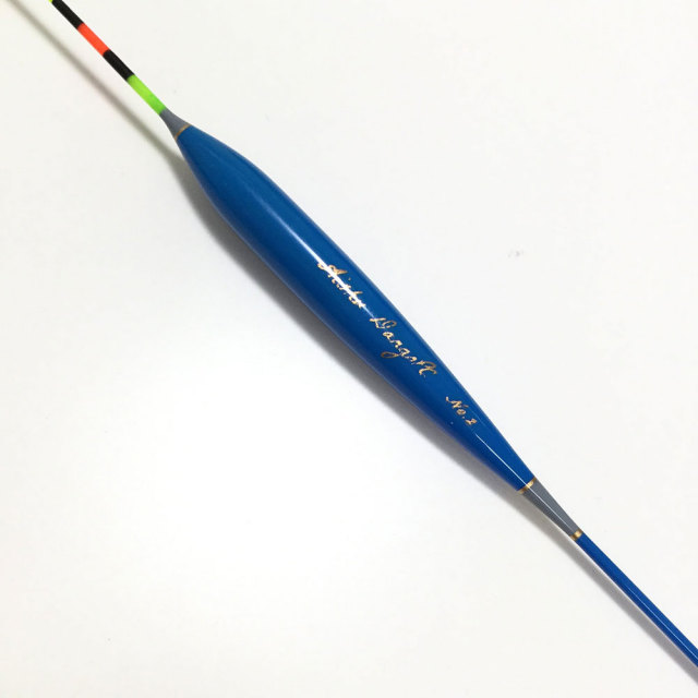 藍舟(あいしゅう) ヘラウキ 両ダンゴ PCムクトップ(ボディーカラー青