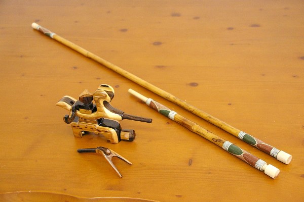 竿掛け(袋竹)&万力セット