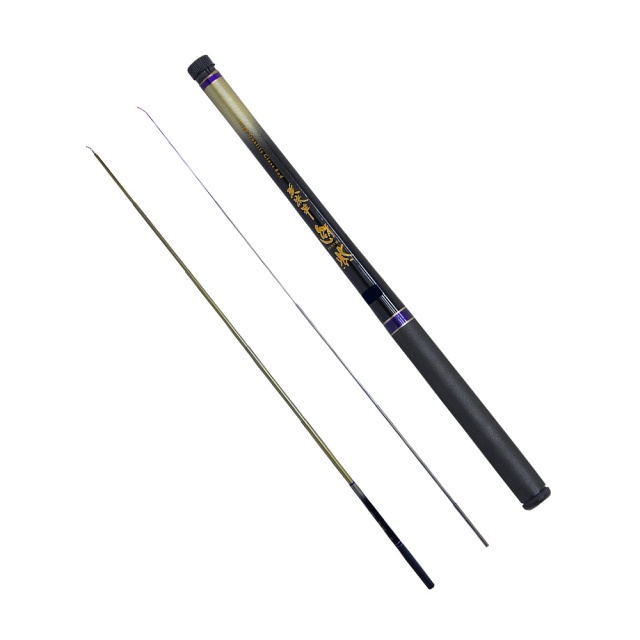 ベイシック 振出渓流竿 絹紫 360(仕舞 55cm)(basic-033169) | 渓流万能竿 絹紫 小継グラス竿入門 池海対応渓流竿 袋入り渓流ロッド 小継式渓流竿