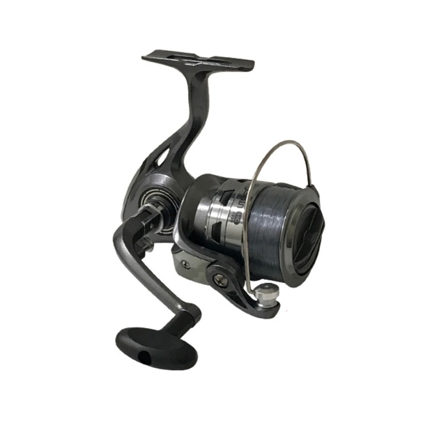 ベイシック 糸付スピニングリール ベイスピン HG 5000 5号約120m付(basic-104715) | 釣り スピニングリール 糸付き リール  堤防 サビキ 投げ釣り アジ イワシ ブラックバス エサ釣り 初心者