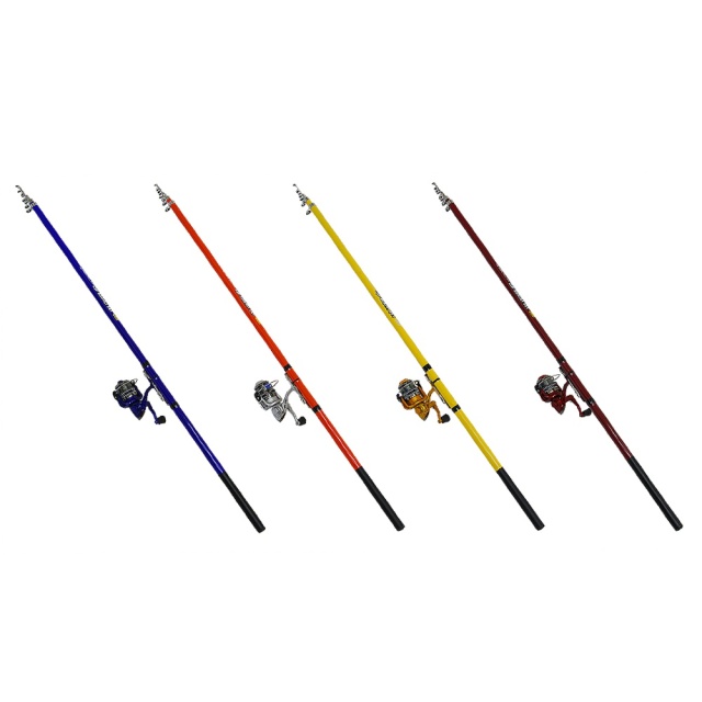 ベイシック サビキロッドリールセット 360(basic-120593) | グラスサビキ竿  スピニングリール付  サビキ 釣り 入門セット ファミリー キッズ 子供