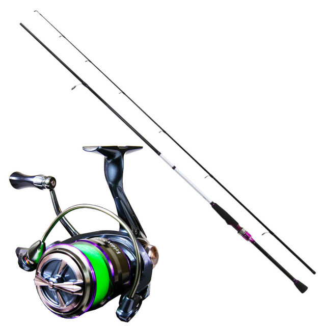 Friday エギングロッド ＆ ライン付きリール セット (egingset-088)｜ エギングロッド スピニングリール エギング ワインド ちょい投げ ロッド リール セット 釣り イカ釣り